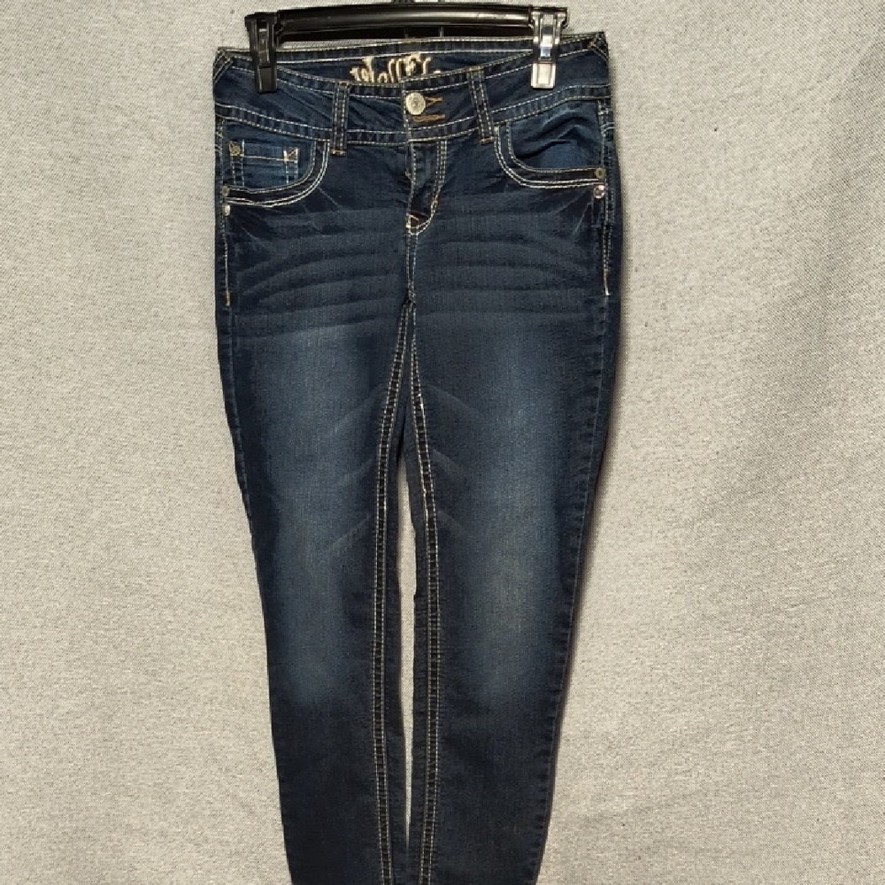 Wallflower Blue Skinny Jeans Classic Style